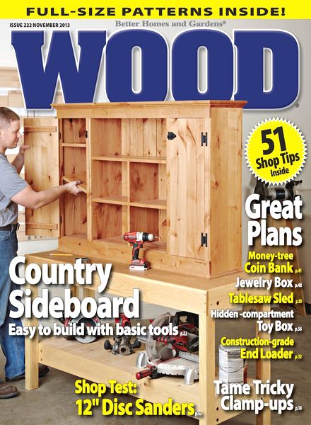 WOOD Magazine – Issue 222, November 2013