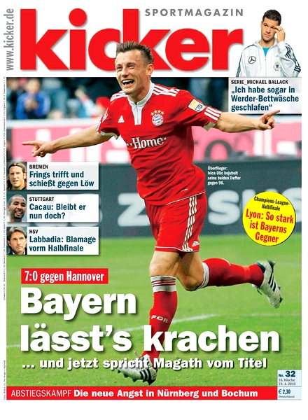 Kicker Sportmagazin (Germany) – 19 April 2010 #32