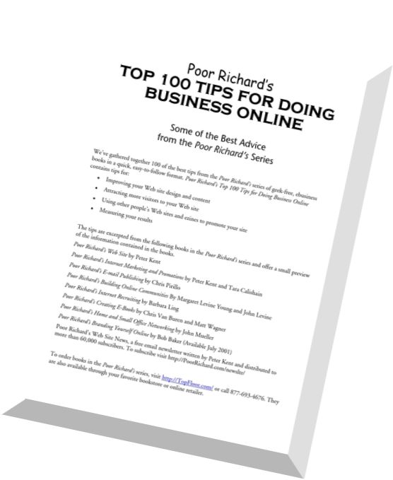 Download Top 100 tips for doing business online - PDF Magazine