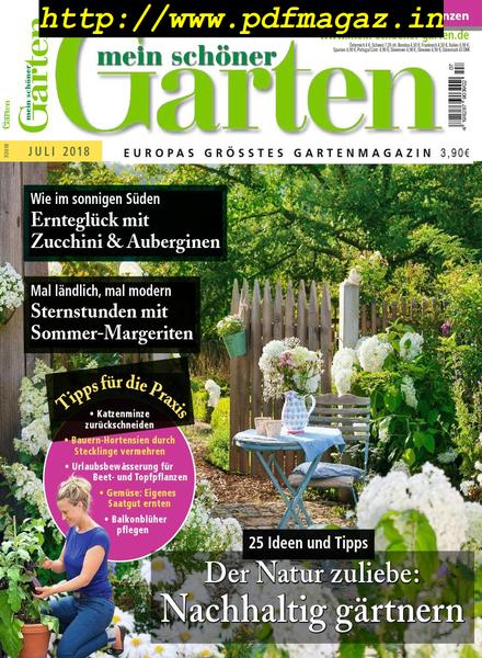 Download Mein Schoner Garten Juli 2018 Pdf Magazine