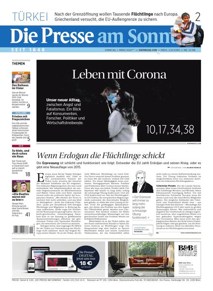 Presse am sonntag corona