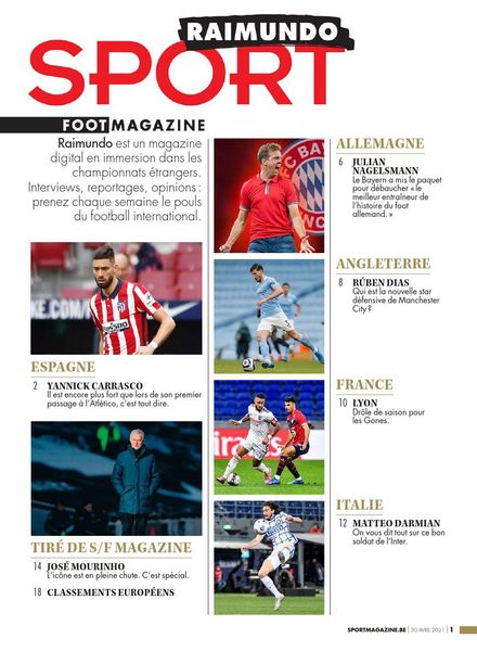 Download Sport Foot Magazine Raimundo 30 Avril 21 Pdf Magazine